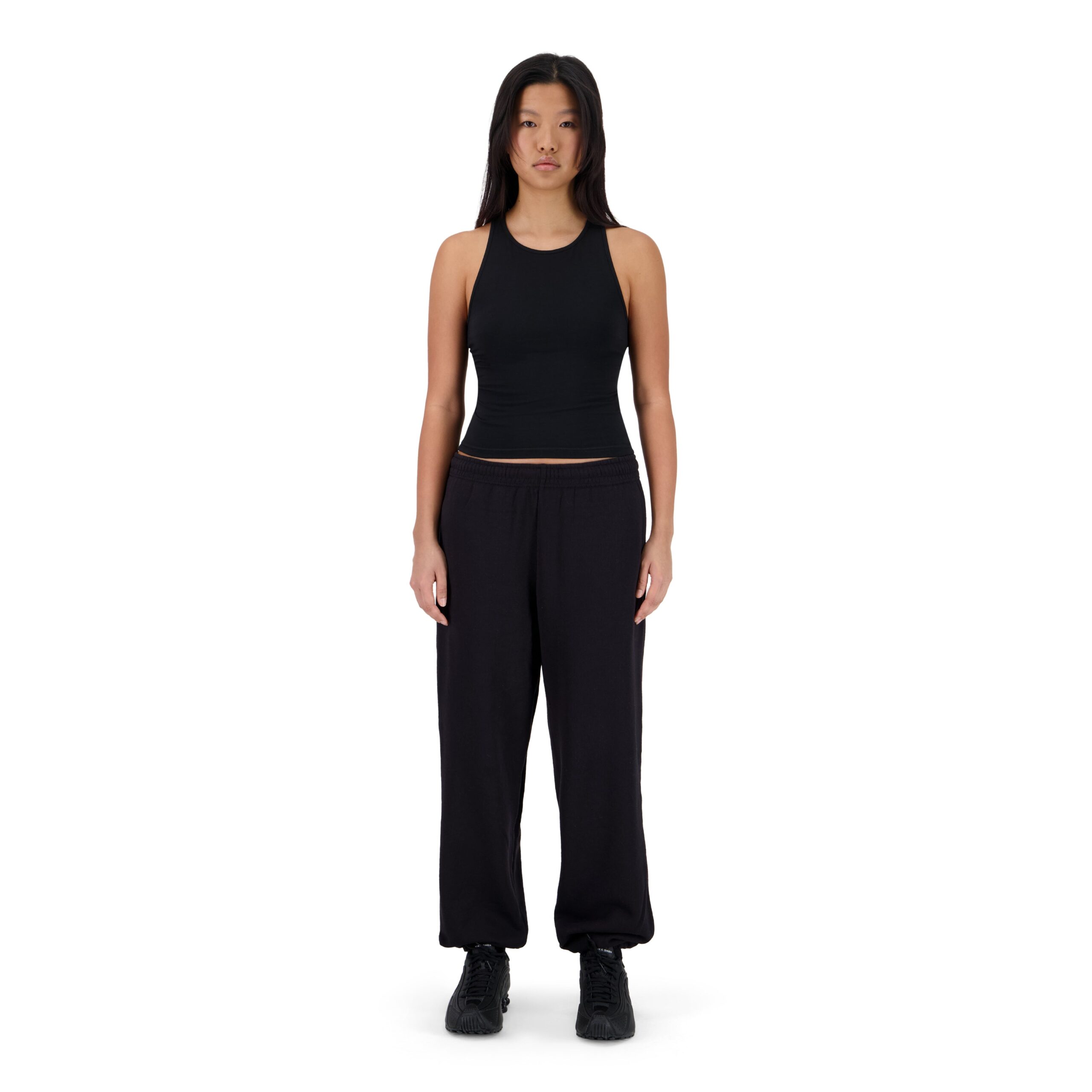 Jovito Women’s Black Jogger & Tank Set – Premium Loungewear - Image 2