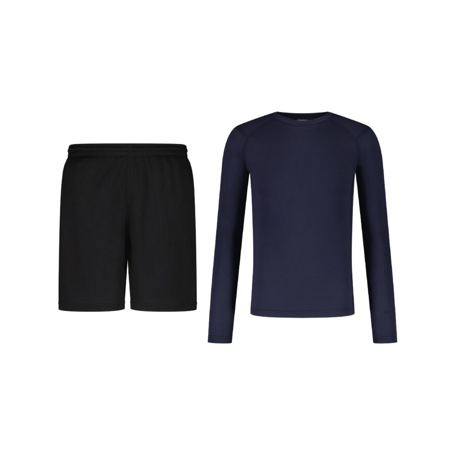 Jovito Men’s Performance Set – Black Sports Shorts & Compression Top